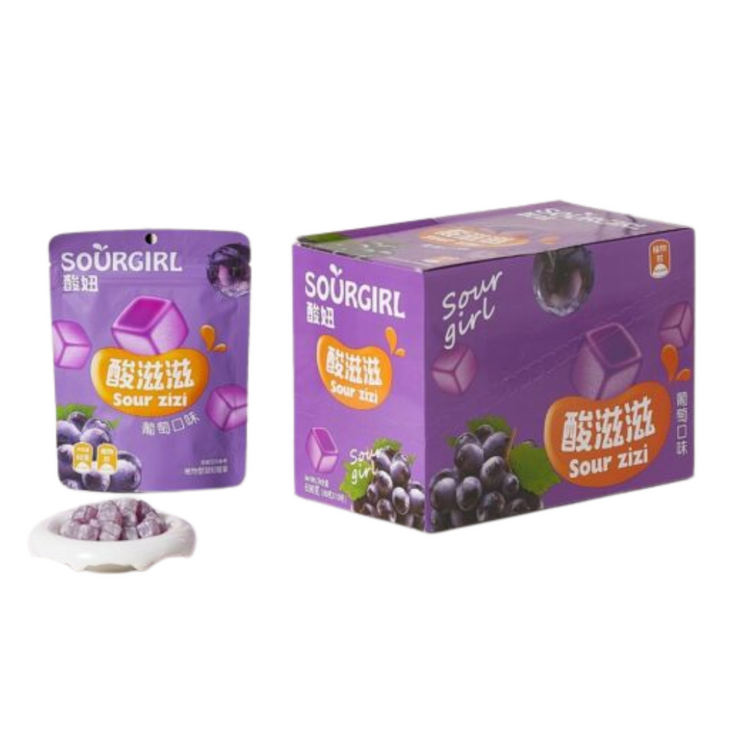 Surt Tugggodis Grapes Sour Gummy 60g x 10