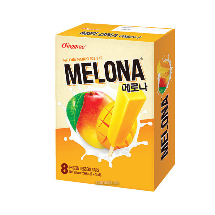 Melona Ice Bar - Mango 8 x (8x70ml)