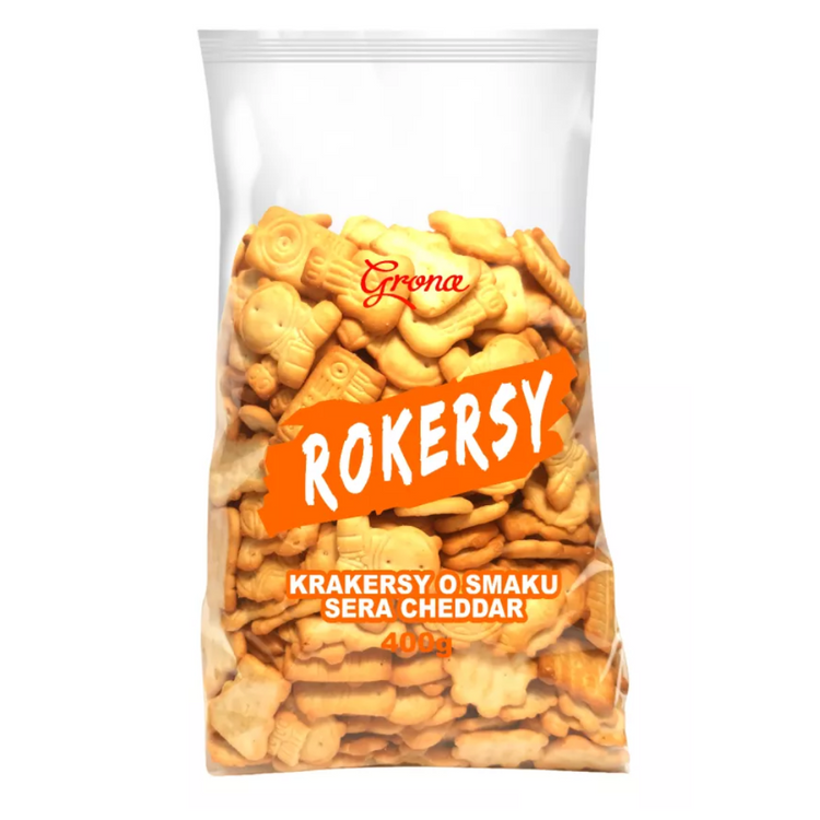 Rokersy Biscuits Chaddar Flavour 400 g x 8