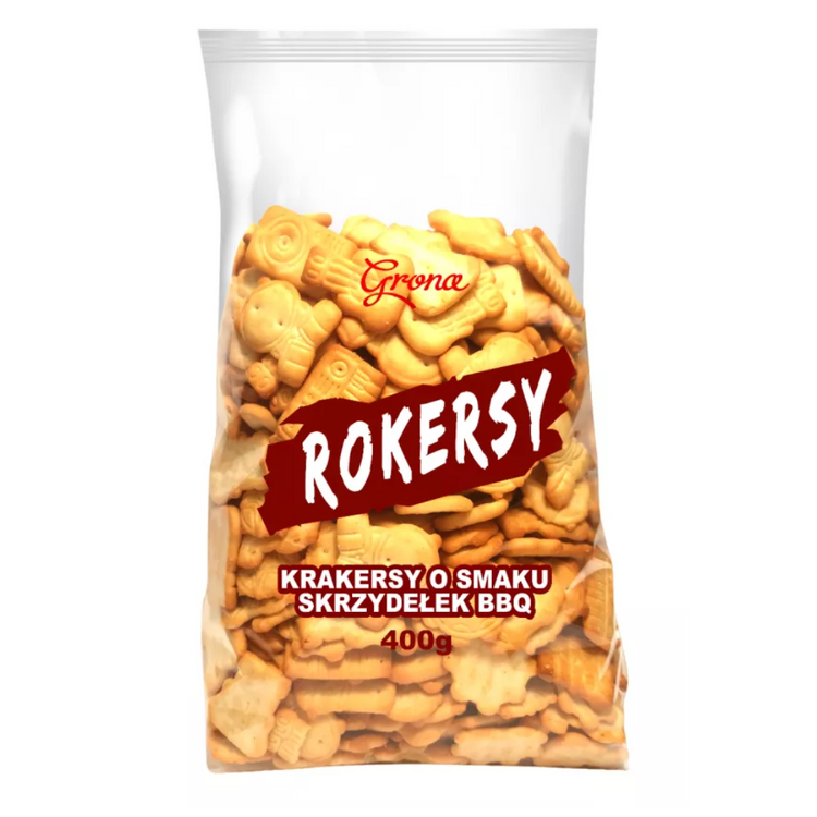 Rokersy Biscuits BBQ Flavour 400 g x 8