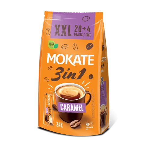 Mokate Kaffe 3in1 Caramel 6 X 24 * 17G
