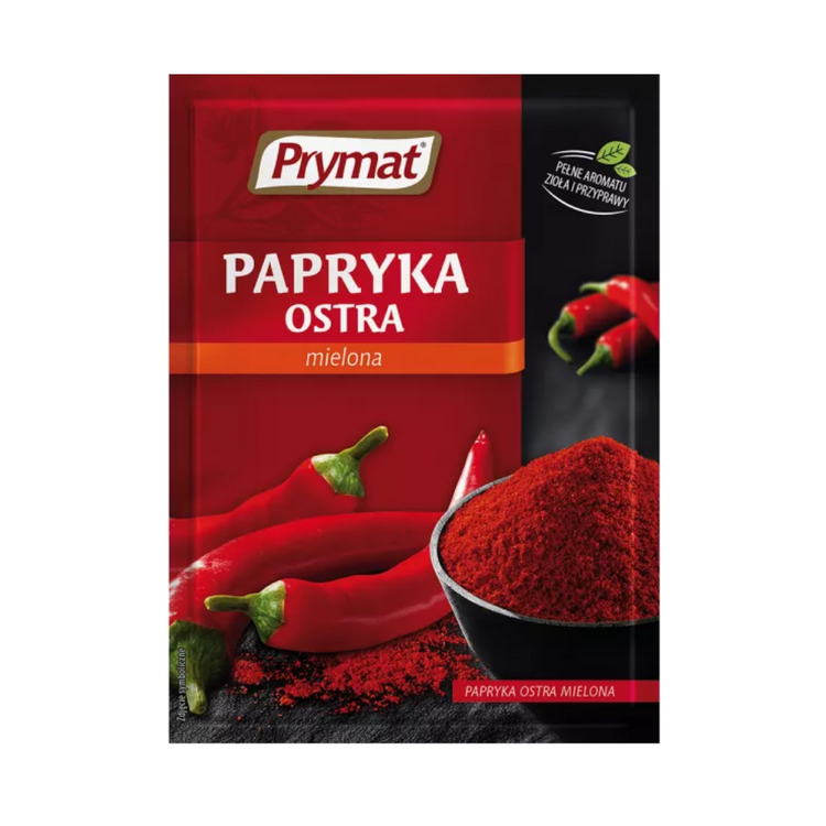 Prymat Ground Hot Paprika 20g x 25