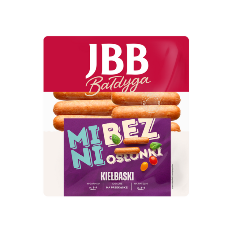 JBB Mini Sausage Grill 0,7 kg x 10 Pris pr KG
