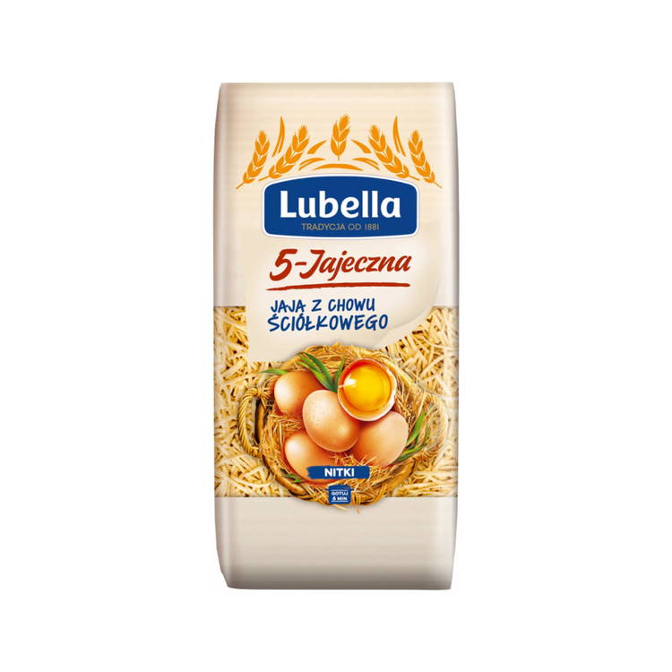 Lubella 5-Egg Pasta Nitki 250g x 21
