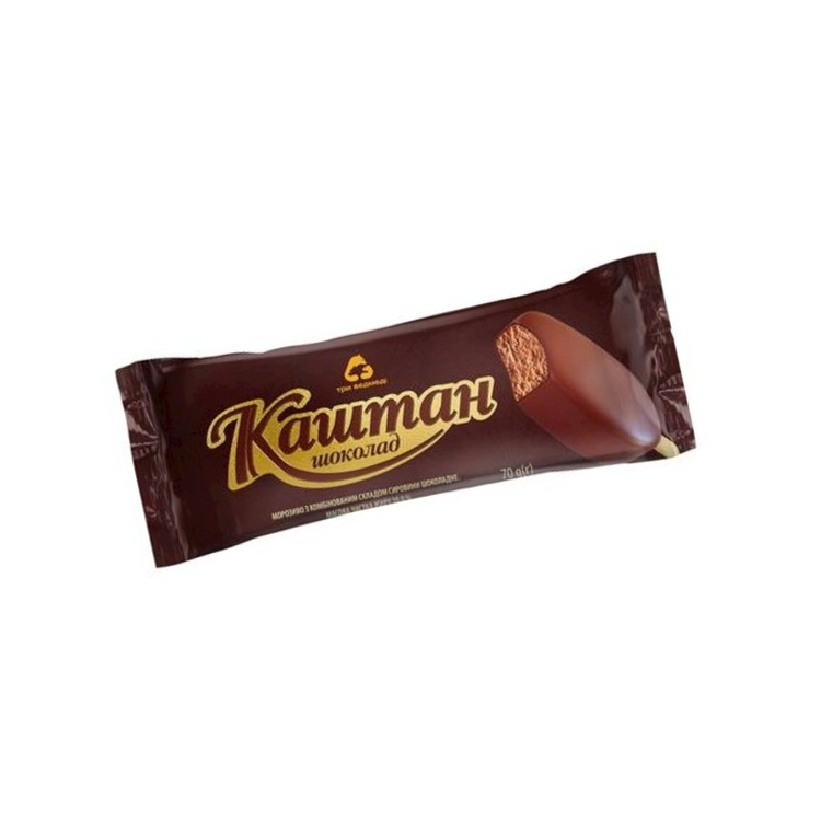 3 Medvedja Kastan Frozen Chocolate Ice Cream Bar 70g x 34