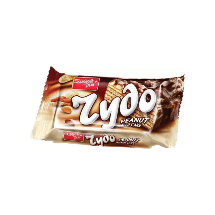Zydo Peanut Waffle Cake Sweet Plus 75g x 24