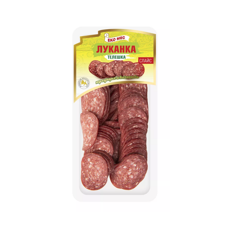 Eko Mec Slice Beef Lukanka 140 g x 5