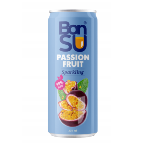 BonSu Passion Fruit 99 % Juice 330 ml x 24 (+Pant)