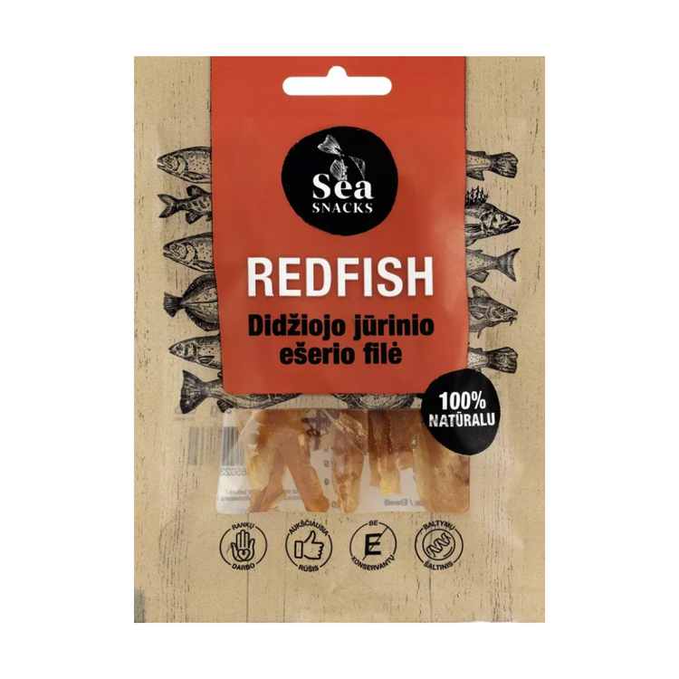 Sea Snacks Redfish Fillet Dried Strips 30G x 20