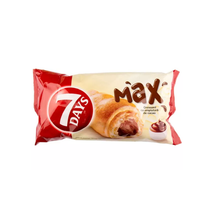 7 Days Max Croissant With Cocoa Filling 80g x 20