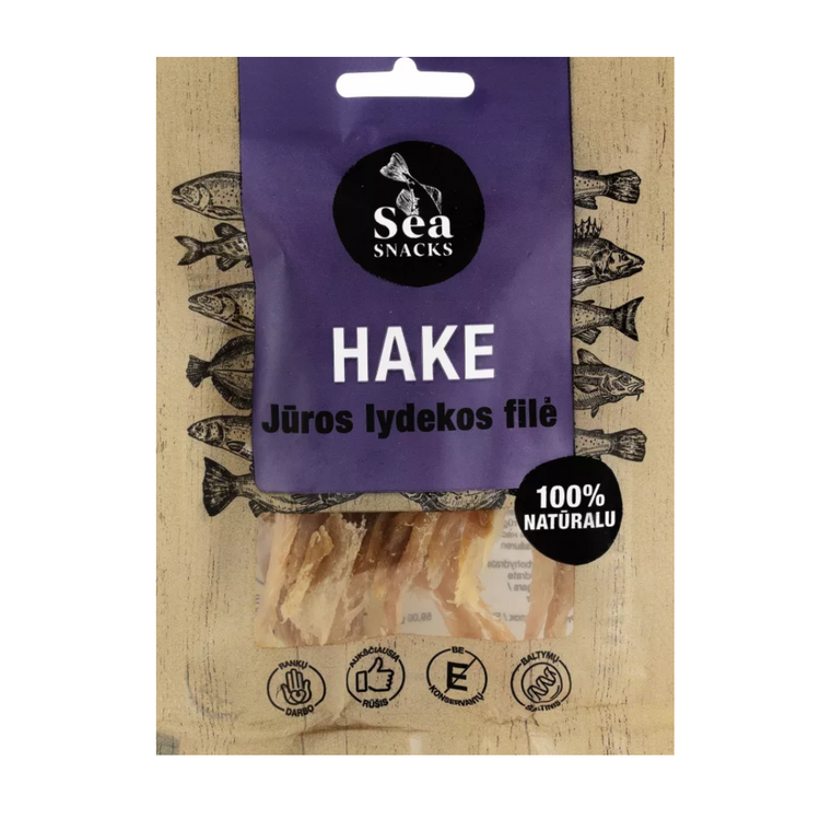 Sea Snacks Hake Fillet Dried Strips 30G x 20