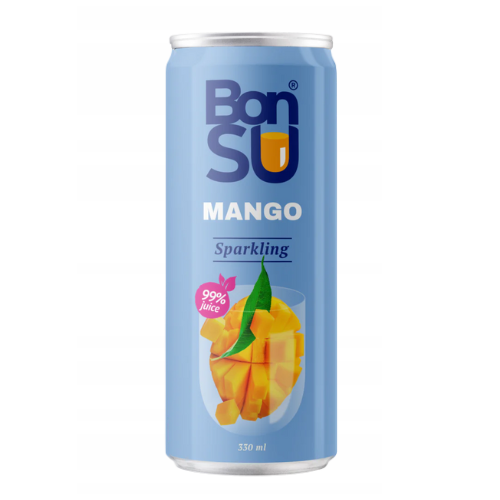 BonSu Mango 99 % Juice 330 ml x 24 (+Pant)