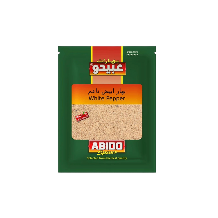 Abido Hvit Pepper 40g x 10
