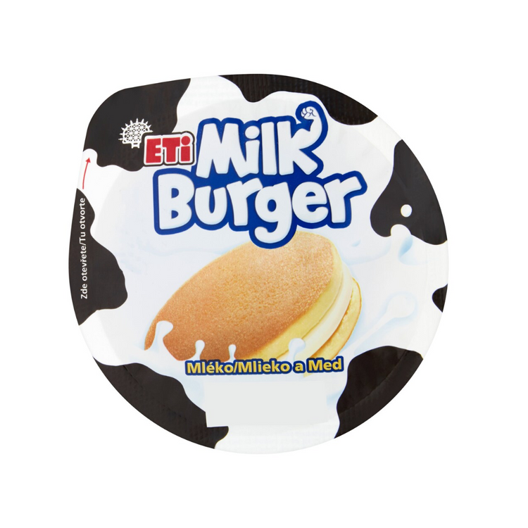 Danone Milkburger With Honey and milk cream 35g x 12
