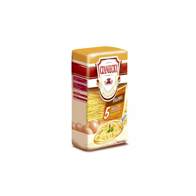 Czaniecki Makaron Krótki 5 Jajek 40 x 250g