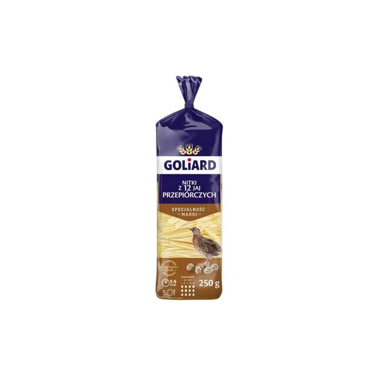 Goliard Pasta With Quail Eggs Filini Noodles 28 x 250g