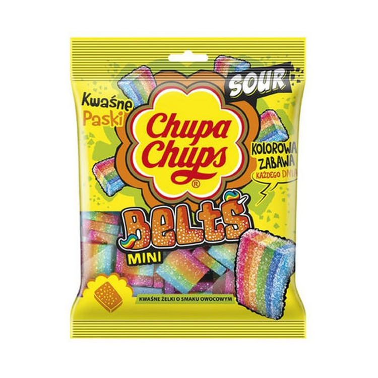Chupa Chups Mini Sour Belt 10 x 55g