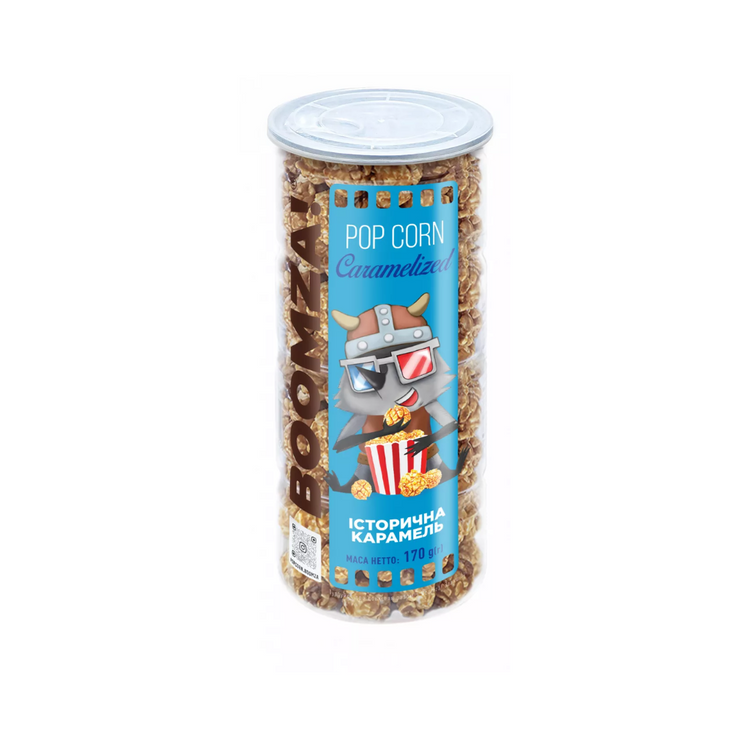 Boomza Popcorn Caramel 170g x 12