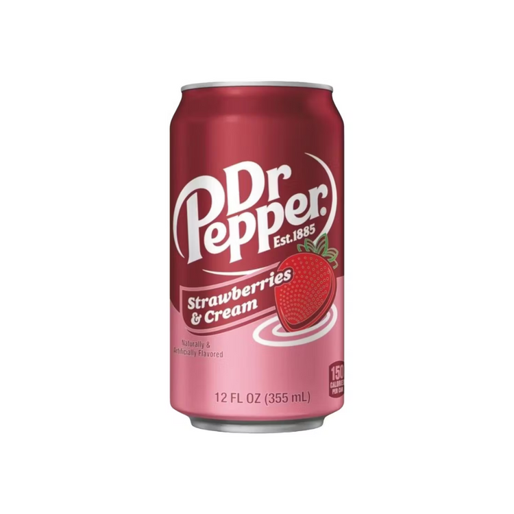 Dr. Pepper USA Strawberries & Cream 12x355ml