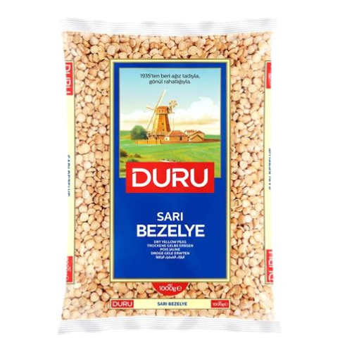 Duru Yellow Split Peas (Bezelye) 1 kg x 12