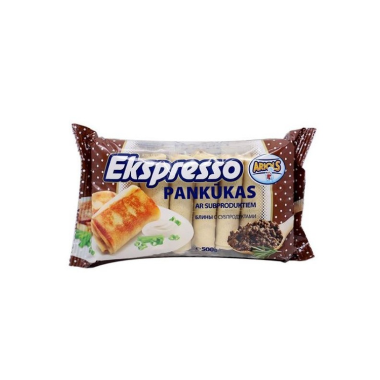 Ekspresso Frozen Pancakes with Liver Filling 500g x 14