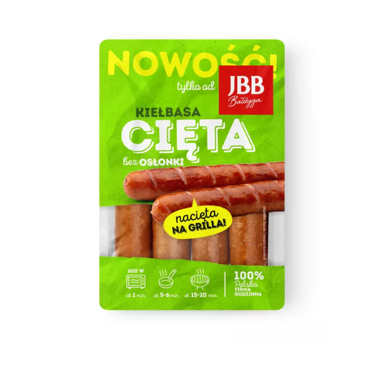 JBB Cieta Sausage Grill CA. 0,65 kg x 5 (Pris pr kg)