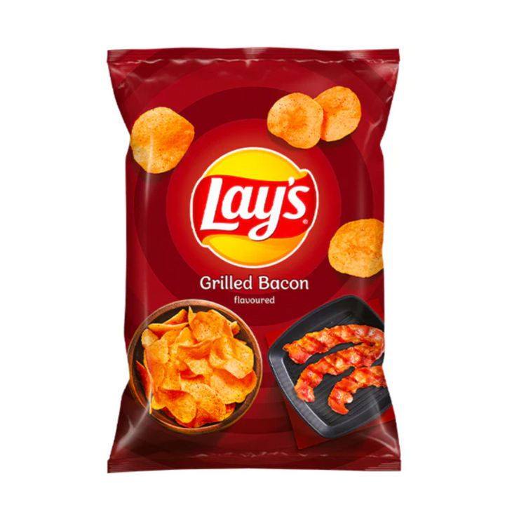 Lays Grilled Bacon 130g x 21