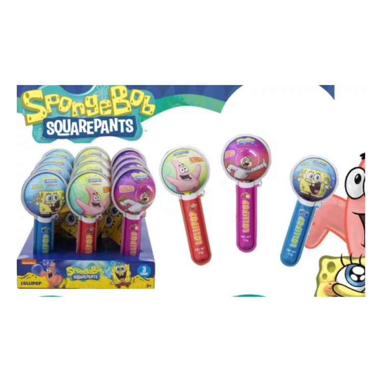 Maxco Sponsponge Bob Blister Lollipop 20g x 12