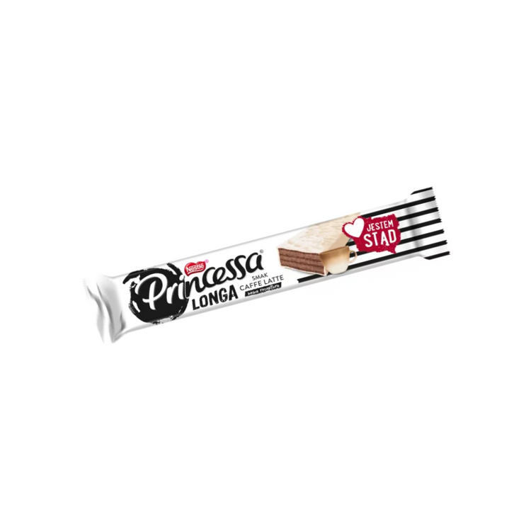 Princessa Longa Caffe Latte Flavoured Cocoa Wafer 40g x 30