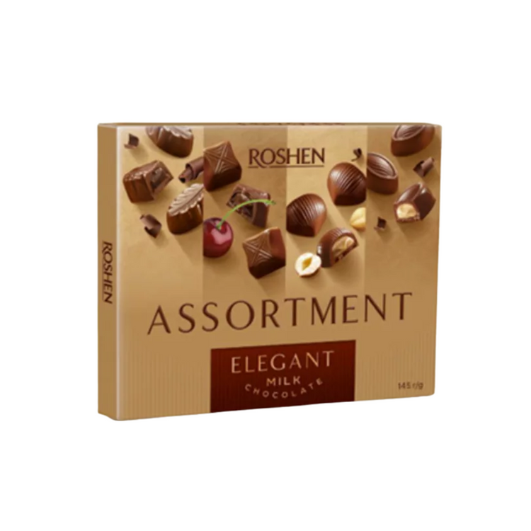 Roshen Assortment Elegant Milk 145g x 8