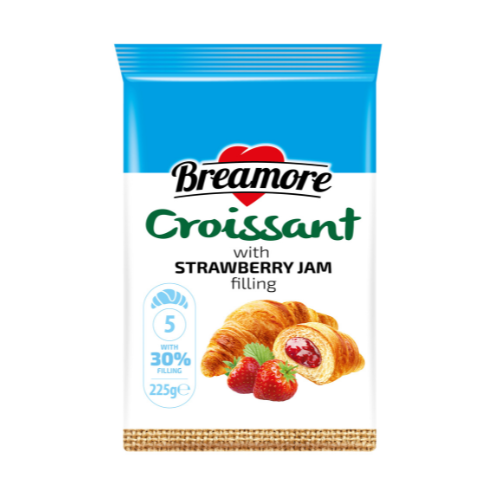 Breamore Croissant Strawberry 5 x 45g x 10
