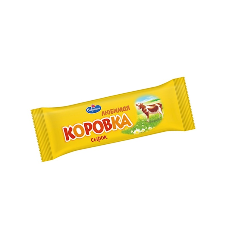 Savushkin Frozen Glazed Curd Snack Lyubimaya Korovka 40g x 18
