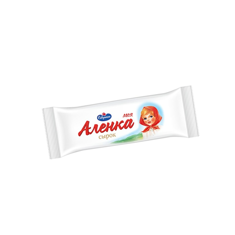 Savushkin Frozen Glazed Curd Snack Moya Alenka 40g x 18