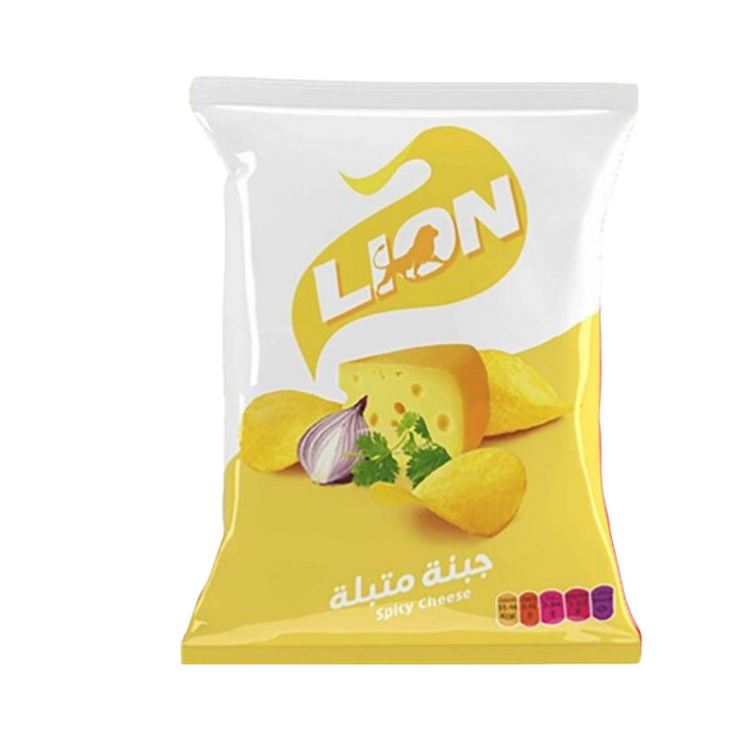 Lion Spicy Cheese Chips 90 g x 15