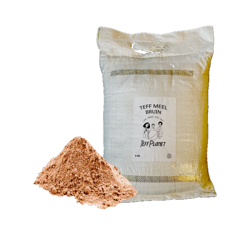 Teff mel brun (brown Flour ) 1 x 5kg