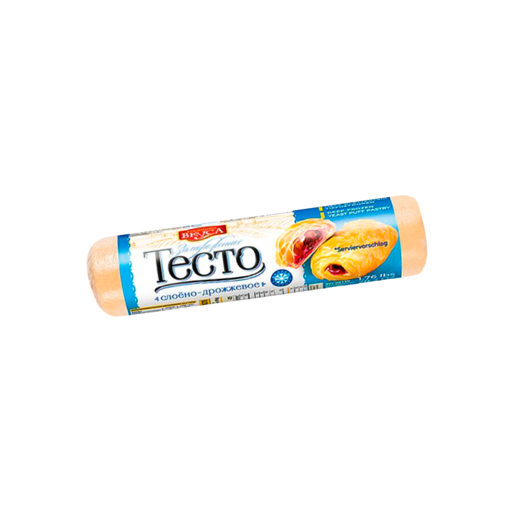 Tradizii Vkusa Frozen Yeast Puff Pastry 800g x 12