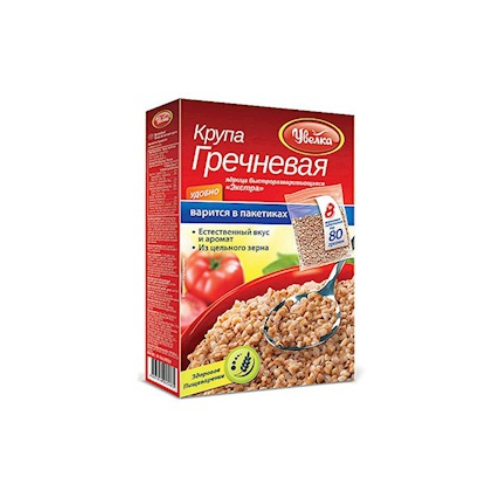 Uvelka Buckwheat In Cooking bags 640gr (80g x 8)