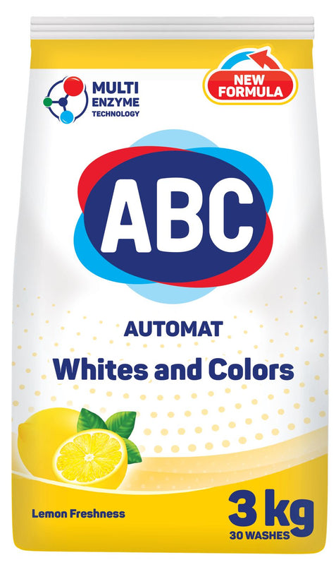 Abc Matic Detergent Lemon 3 Kg X 6