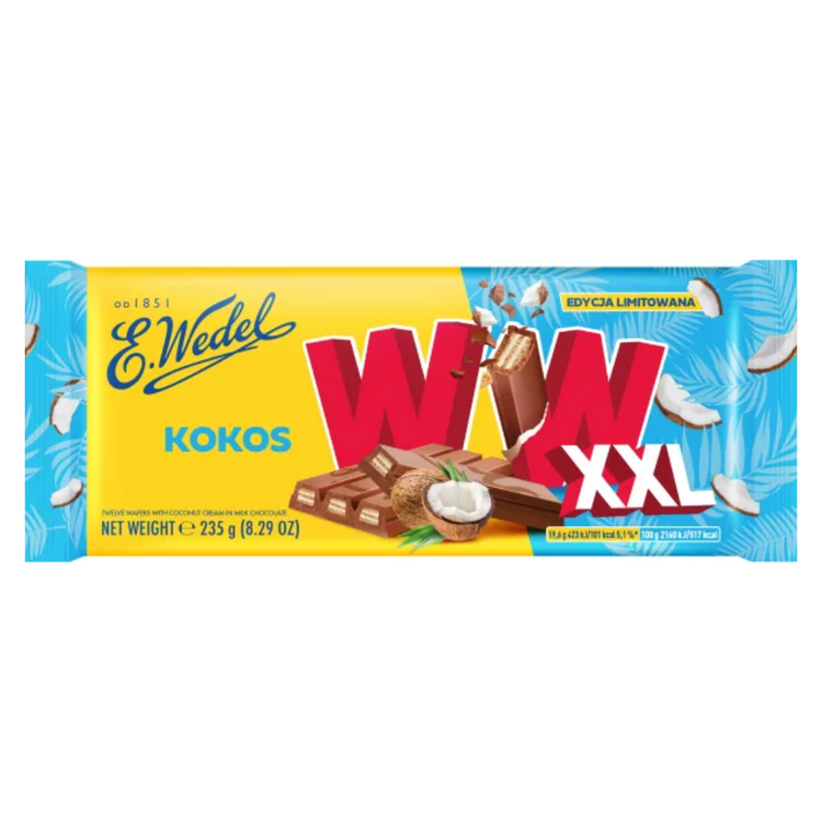 Wedel Chocolate Coconut XXL 235g x 13