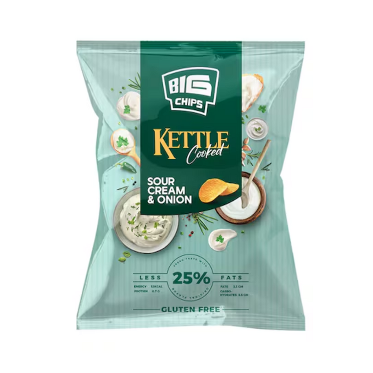 Big Chips Sour Cream & Onion Flavor 90g x 10