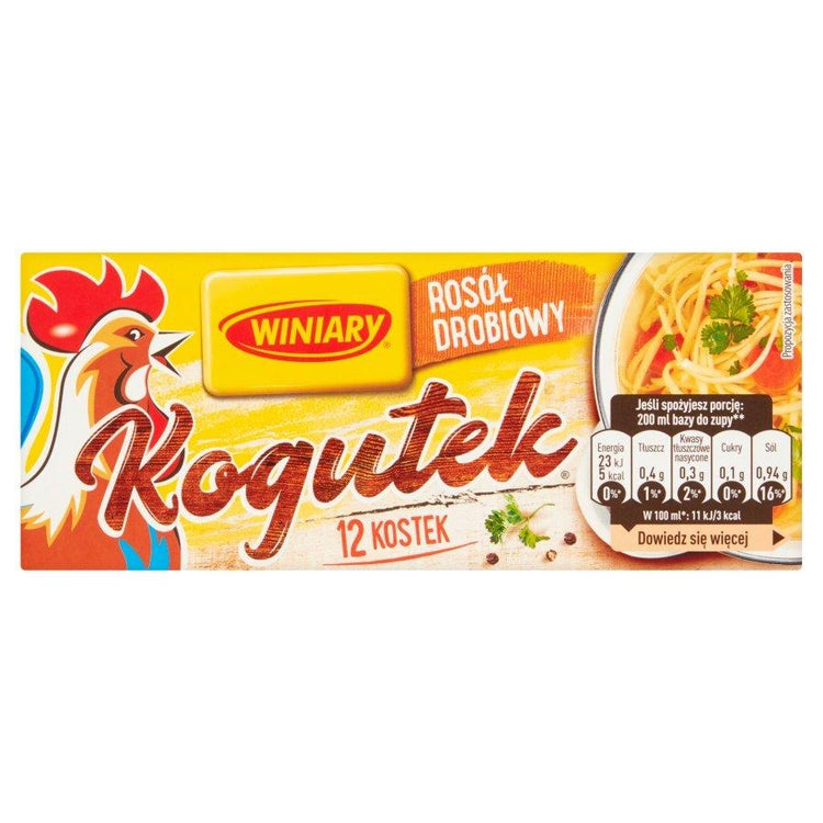 Winiary Kogutek Rosol Drobiowy Chicken Stock Cubes 108G x 16