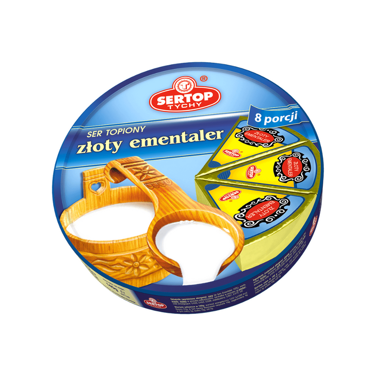 Sertop Processed Cheese Gold Emmentaler 140 g x 16