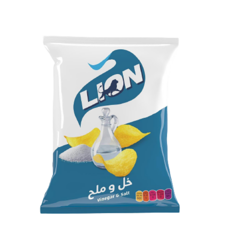 Lion Vinegar & Salt Chips 90 g x 15