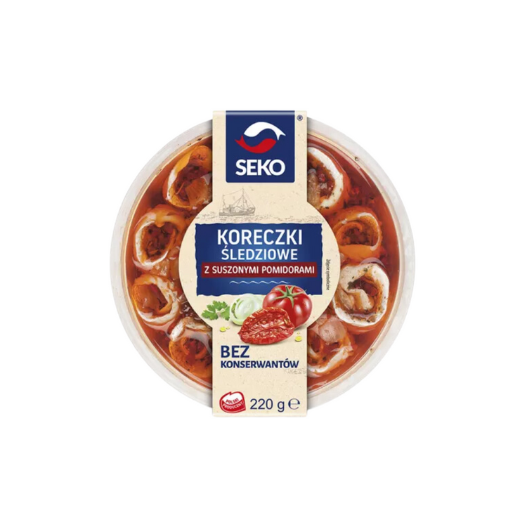 Seko Herring Corks With Dried Tomatoes 220g x 12