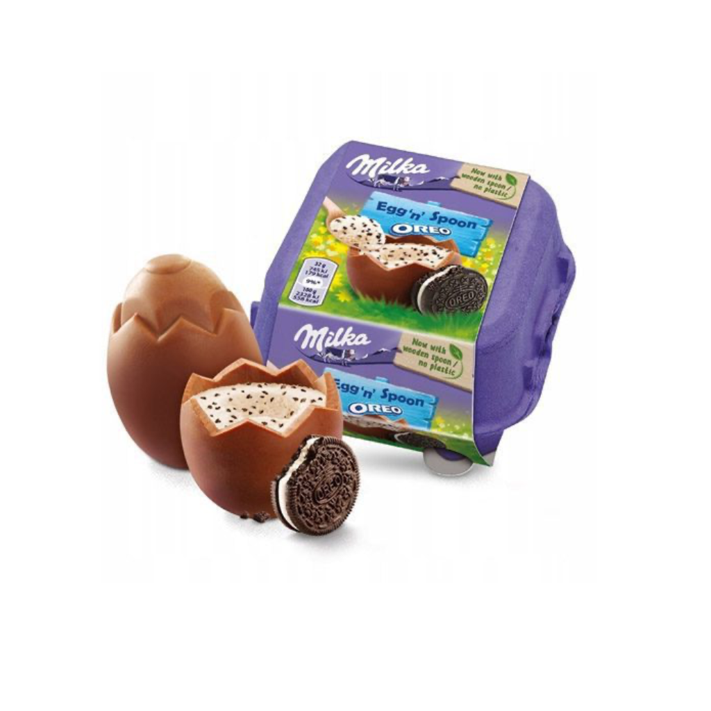 Milka Egg N Spoon Oreo 128g x 20 Nordic Engros