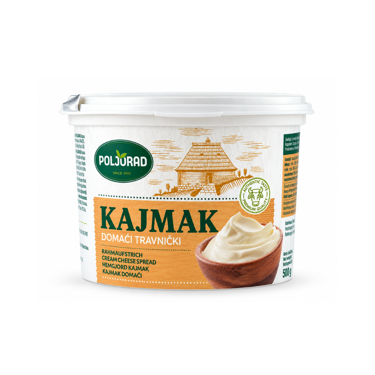 Poljorad Kaymak Cream Cheese Spread 500g X 6