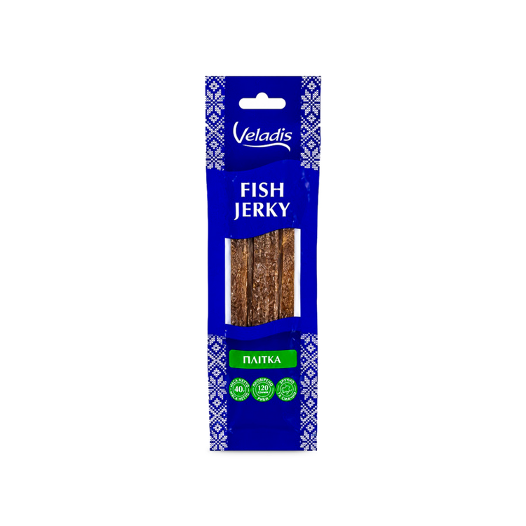 Veladis Whole Dried & Salted Pike-Perch Frozen 3Kg