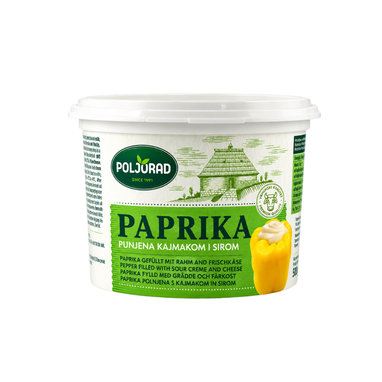 Poljorad Paprika Filled With Kaymak & Cheese 500g X 6