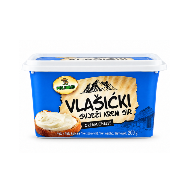 Poljorad Vlasicki Cream Cheese 200g X 9