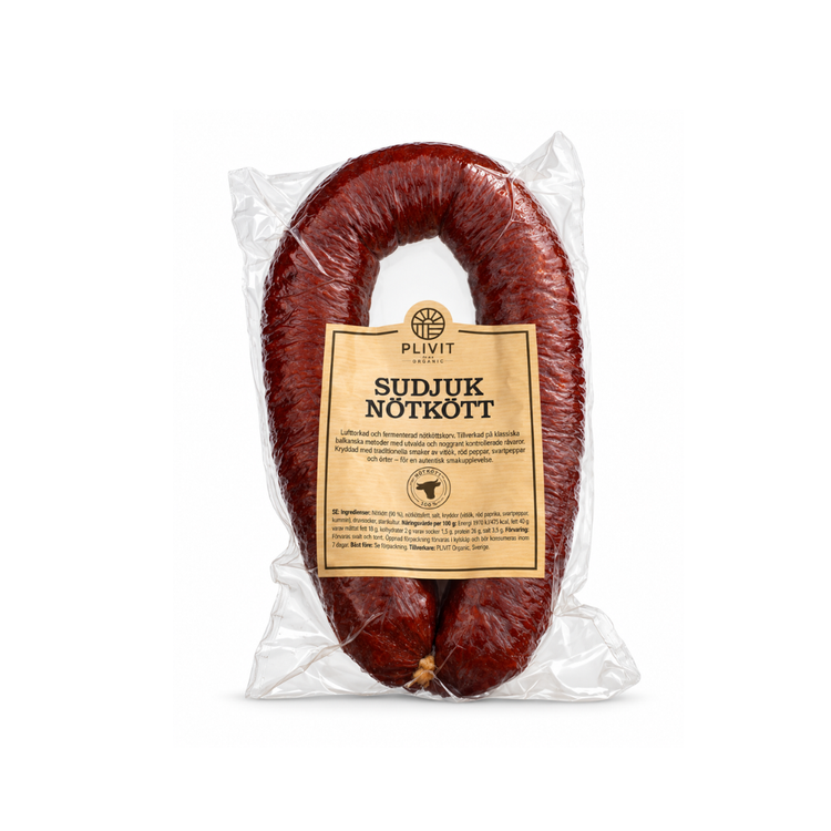 Plivit Premium Beef Sujuk Sausage 450g X 10